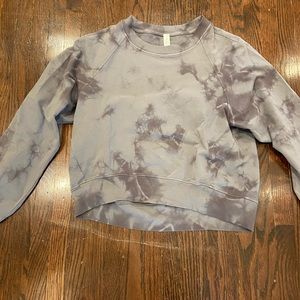 Lululemon tye dye crew sweatshirt